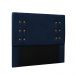 Cabeceira Gênova Para Cama Box Casal 140 cm Suede Azul Marinho - D'Rossi