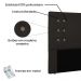Cabeceira Gênova Para Cama Box Solteiro 90 cm Corino Marrom - D'Rossi