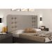 Cabeceira Gênova Para Cama Box Solteiro 90 cm Linho Areia - D'Rossi