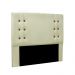 Cabeceira Gênova Para Cama Box Solteiro 90 cm Linho Rustico Natural - D'Rossi