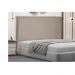Cabeceira Garden Para Cama Box Casal 140 cm Suede Bege - D'Rossi