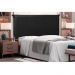 Cabeceira Garden Para Cama Box King 195 cm Corino Preto- D'Rossi