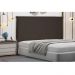 Cabeceira Garden Para Cama Box King 195 cm Suede Café - D'Rossi