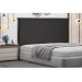 Cabeceira Garden Para Cama Box Queen 160 cm Suede Preto - D'Rossi