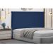 Cabeceira Garden Para Cama Box Solteiro 90 cm Suede Azul Marinho - D'Rossi