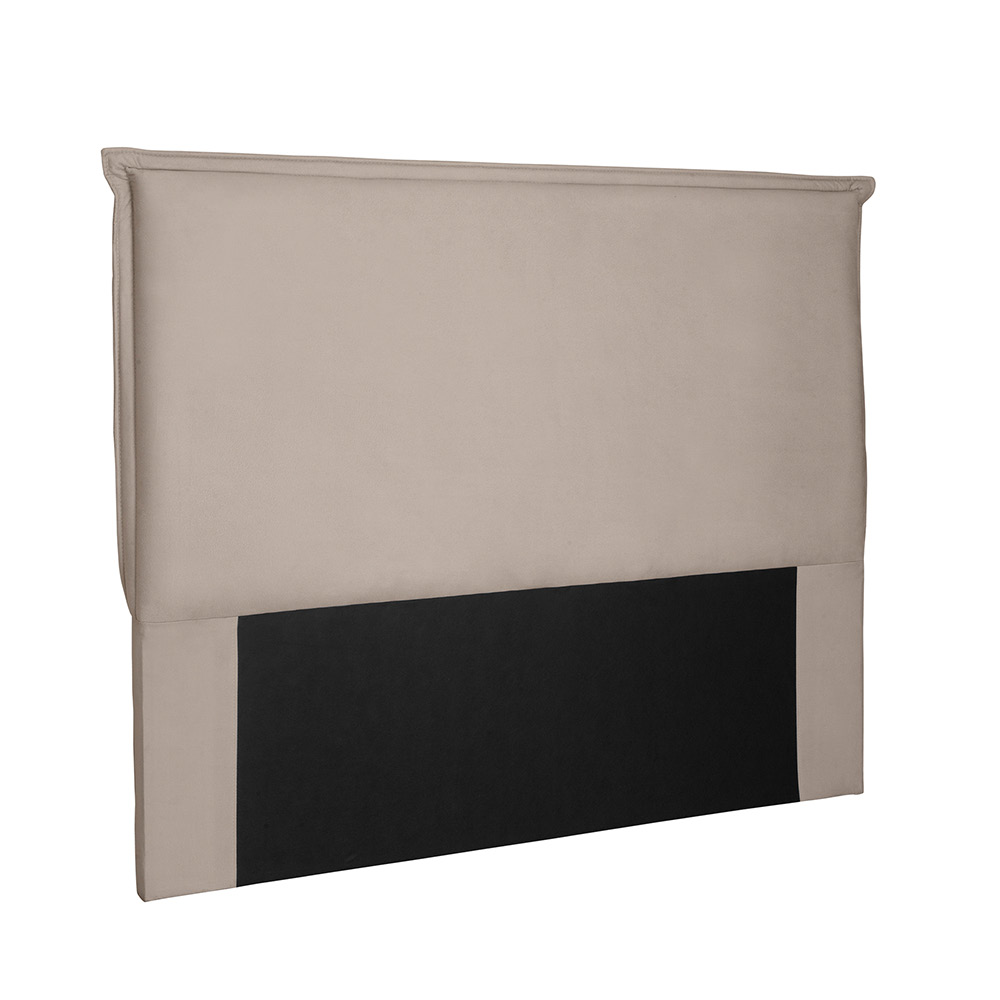 Cabeceira Garden Para Cama Box Solteiro 90 cm Suede Bege - D'Rossi