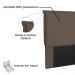Cabeceira Garden Para Cama Box Solteiro 90 cm Suede Caramelo - D'Rossi