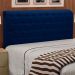 Cabeceira Giovana Cama Box Solteiro 90 cm Suede Azul Marinho - D'Rossi