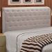 Cabeceira Giovana Cama Box Solteiro 90 cm Suede Bege - D'Rossi