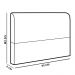Cabeceira Giovana Cama Box Solteiro 90 cm Suede Marrom - D'Rossi