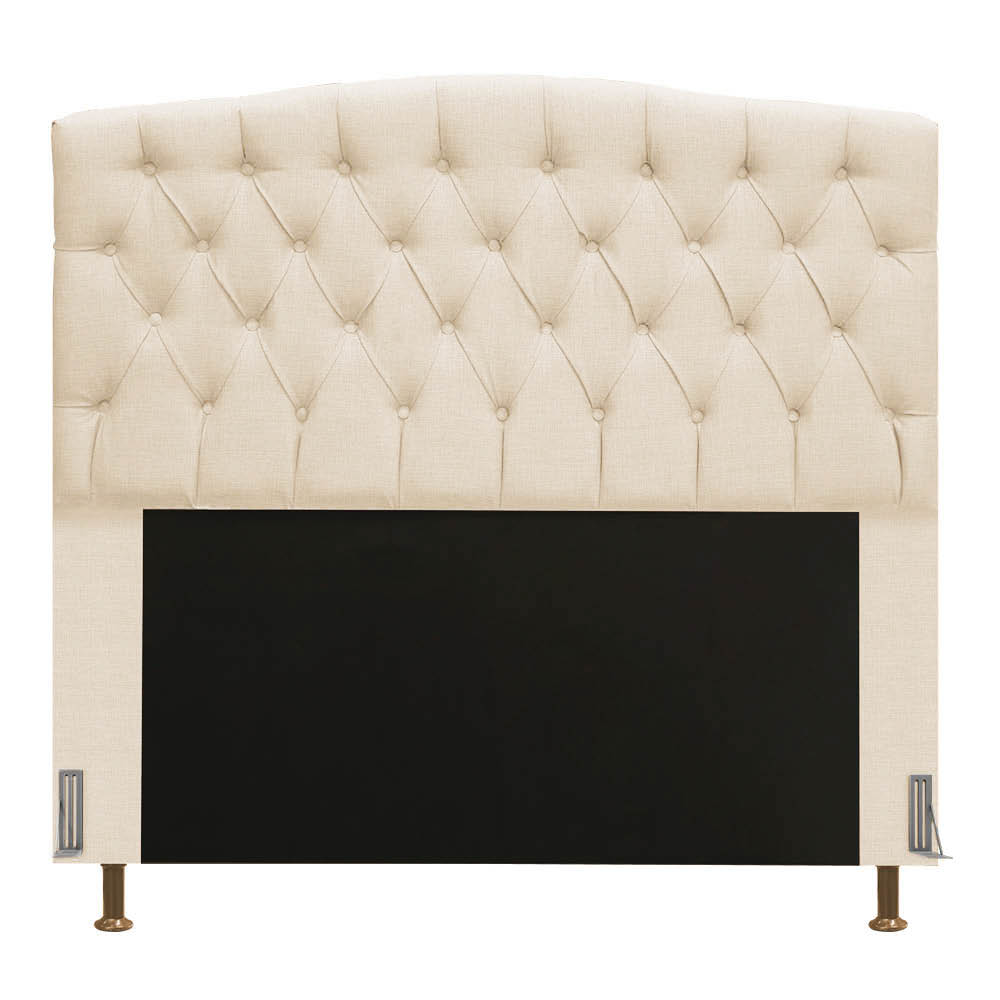 Cabeceira Greta Para Cama Box Casal 140 cm Linho - D'Rossi
