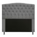 Cabeceira Greta Para Cama Box Casal 140 cm Linho Cinza - D'Rossi