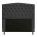 Cabeceira Greta Para Cama Box King 195 cm Linho Grafite - D'Rossi
