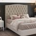 Cabeceira Greta Para Cama Box King 195 cm Suede - D'Rossi
