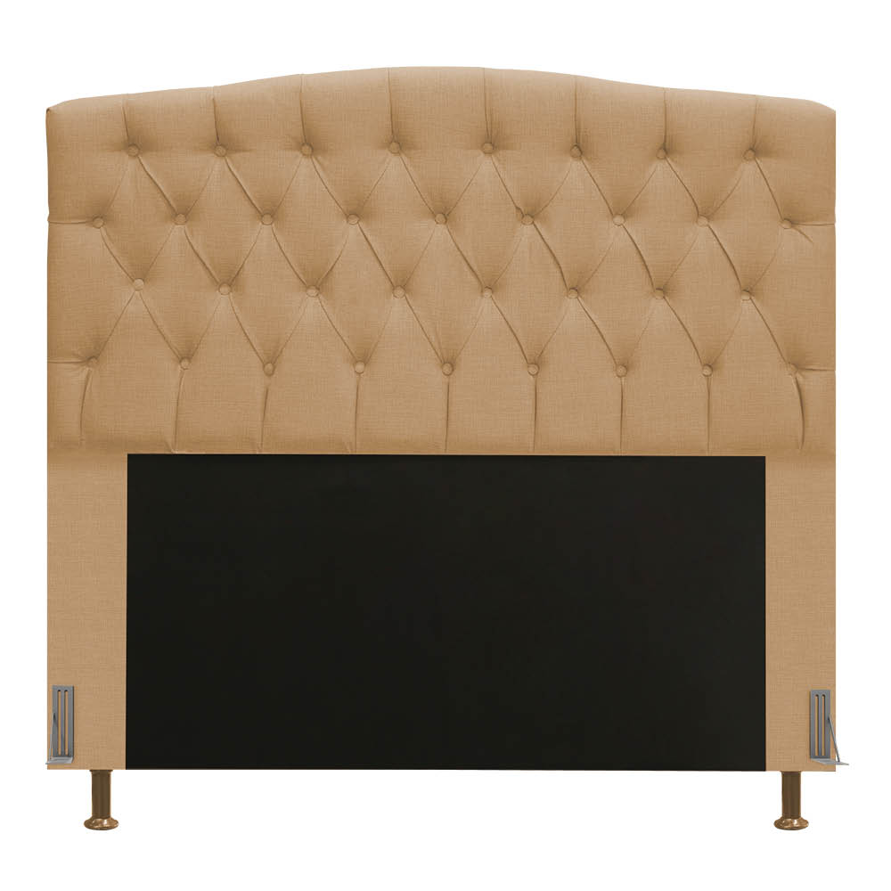 Cabeceira Greta Para Cama Box Queen 160 cm Linho - D'Rossi