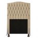 Cabeceira Greta Para Cama Box Solteiro 90 cm Suede Bege - D'Rossi