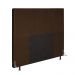 Cabeceira Jade Para Cama Box Casal 140 cm Veludo Marrom - D'Rossi