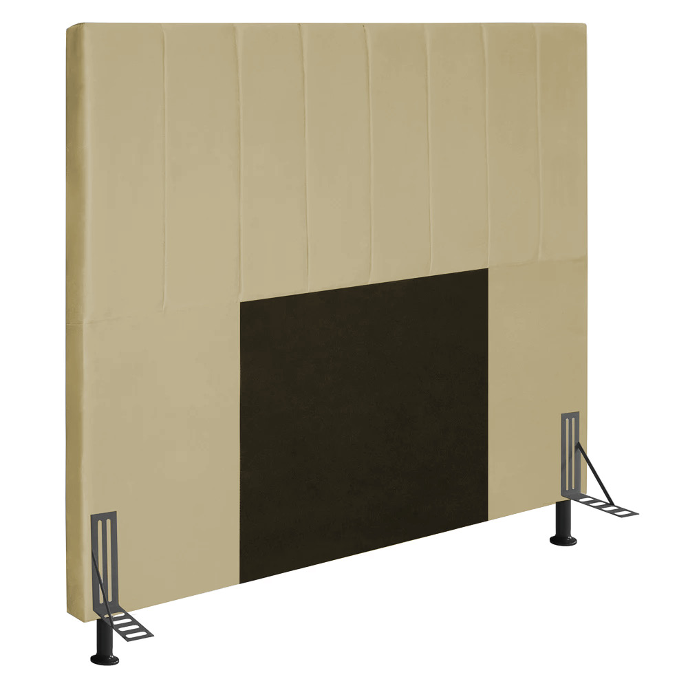 Cabeceira Jade Para Cama Box King 193 cm Corino - D'Rossi