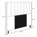 Cabeceira Jade Para Cama Box King 193 cm Veludo - D'Rossi