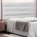 Cabeceira La Italiana Para Cama Box Casal 140 cm Corino Branco - D'Rossi