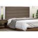 Cabeceira La Italiana Para Cama Box Solteiro 90 cm Suede Caramelo - D'Rossi