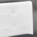 Cabeceira Luna Para Cama Box Casal 140 cm Corino Branco - D'Rossi