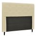 Cabeceira Luna Para Cama Box Queen 160 cm Corino Bege - D'Rossi