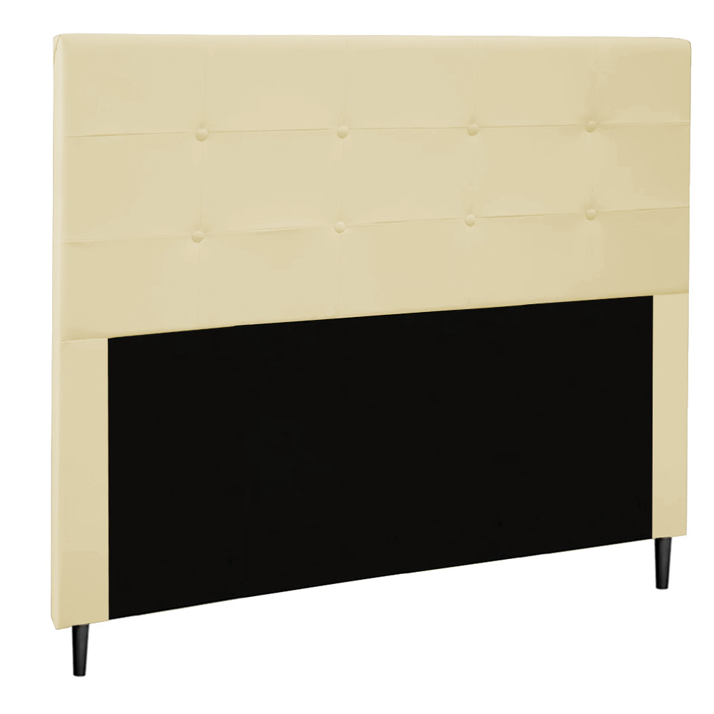Cabeceira Luna para Cama Box Casal 140 cm Corino D'Rossi