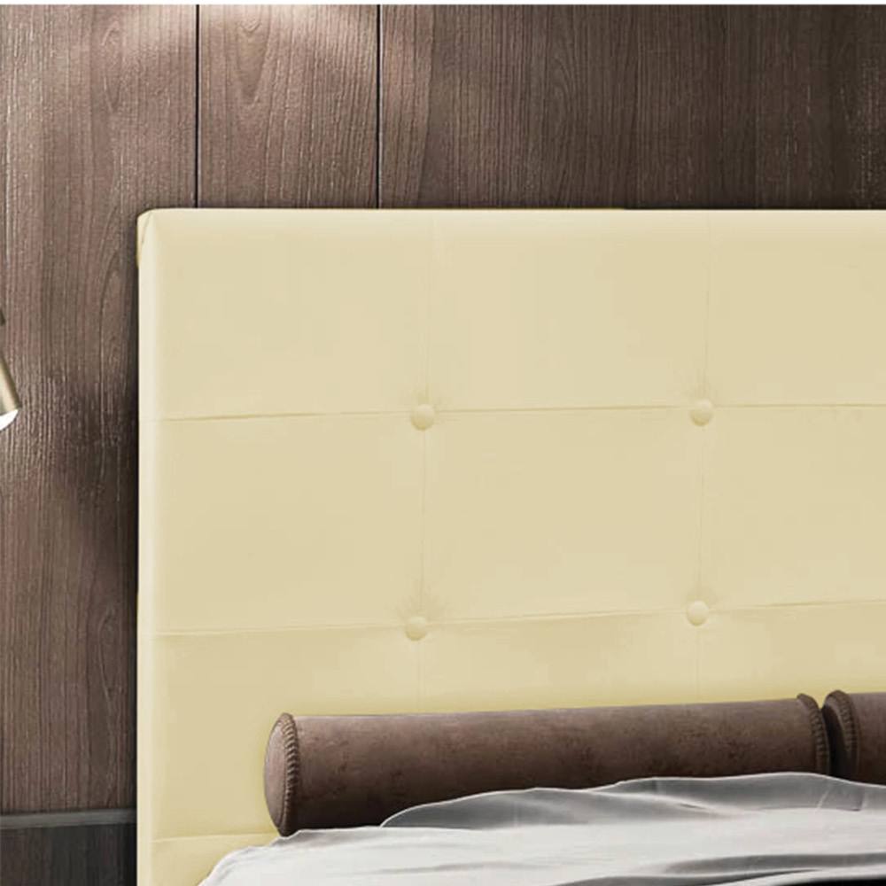 Cabeceira Luna para Cama Box Casal 140 cm Corino D'Rossi