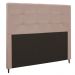 Cabeceira Luna para Cama Box Casal 140 cm Suede D'Rossi