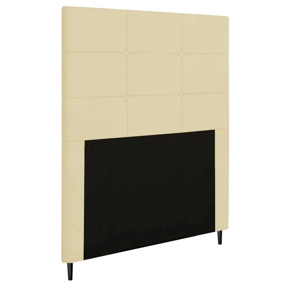 Cabeceira Luna para Cama Box Solteiro 90 cm Corino D'Rossi