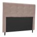 Cabeceira Luna para Cama Box Solteiro 90 cm Suede D'Rossi