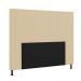 Cabeceira Malibu Para Cama Box Casal 140 cm Corino Bege - D'Rossi