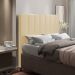 Cabeceira Malibu Para Cama Box Casal 140 cm Corino Bege - D'Rossi