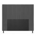 Cabeceira Malibu Para Cama Box Casal 140 cm Suede Grafite - D'Rossi