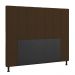 Cabeceira Malibu Para Cama Box Casal 140 cm Suede Marrom - D'Rossi