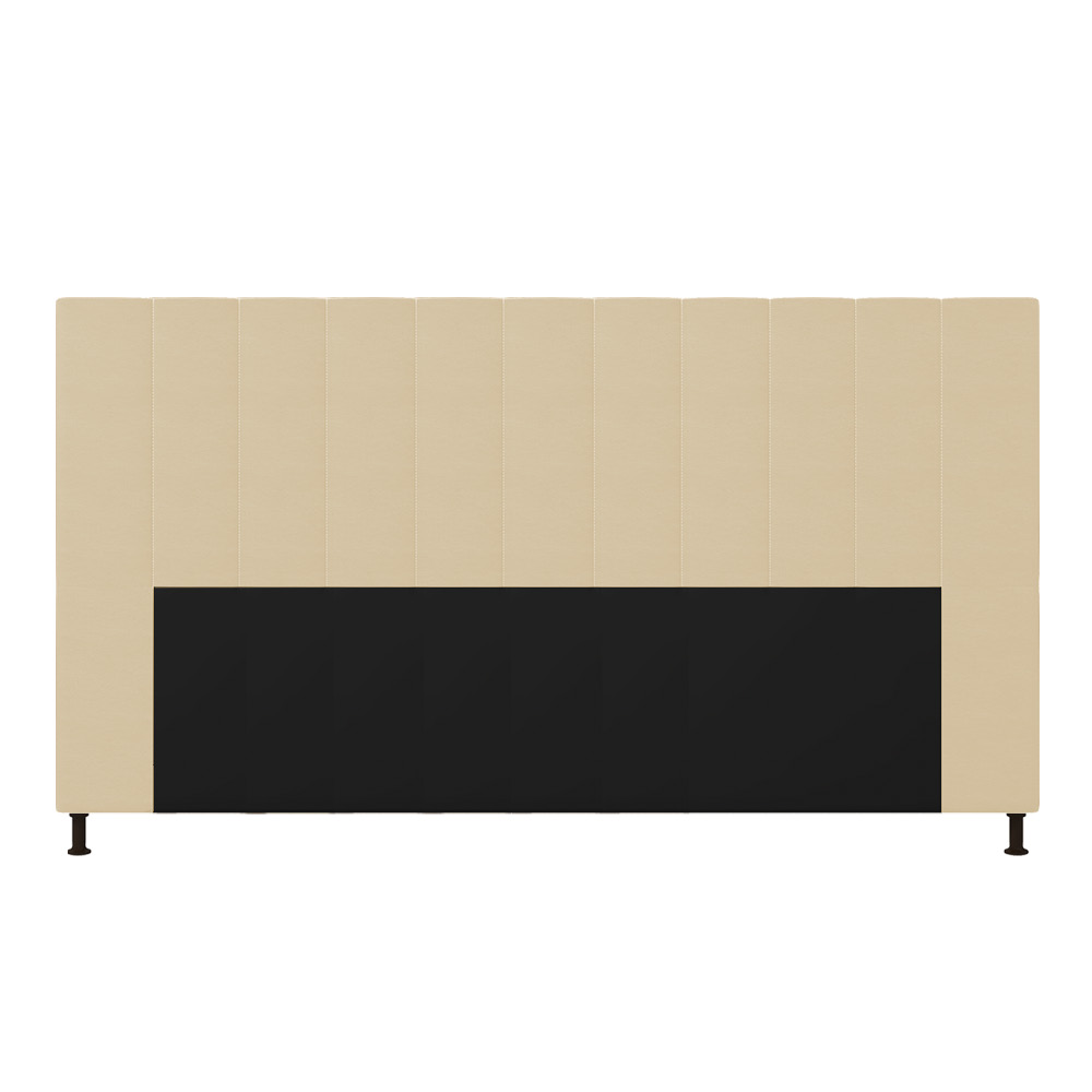 Cabeceira Malibu Para Cama Box King 195 cm Corino - D'Rossi