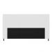 Cabeceira Malibu Para Cama Box King 195 cm Corino Branco - D'Rossi