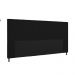 Cabeceira Malibu Para Cama Box King 195 cm Corino Preto - D'Rossi