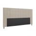 Cabeceira Malibu Para Cama Box King 195 cm Suede Bege - D'Rossi