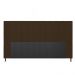Cabeceira Malibu Para Cama Box King 195 cm Suede Marrom - D'Rossi