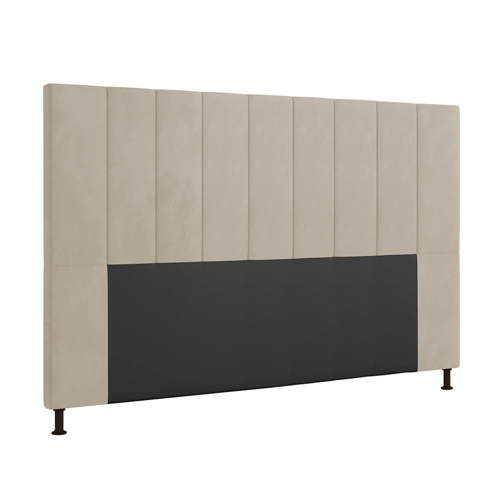 Cabeceira Malibu Para Cama Box Queen 160 cm Suede - D'Rossi