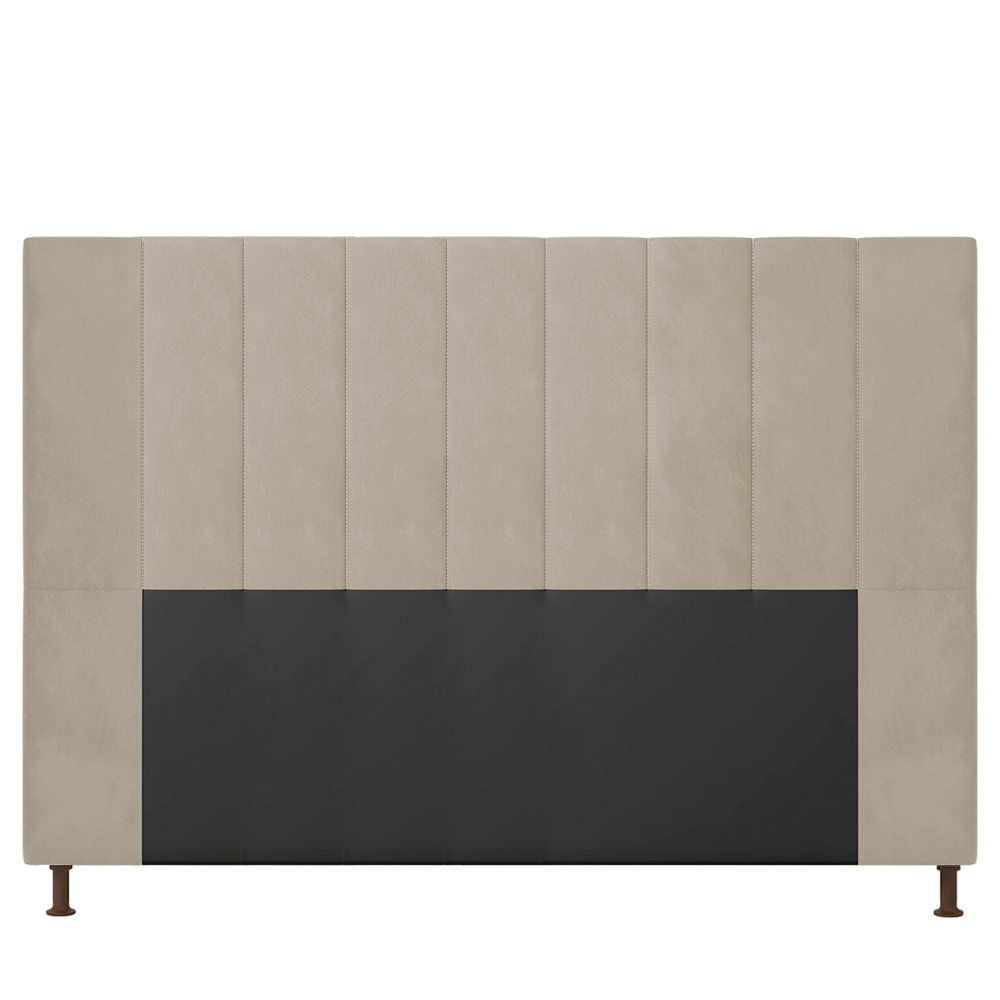 Cabeceira Malibu Para Cama Box Queen 160 cm Suede - D'Rossi