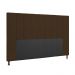 Cabeceira Malibu Para Cama Box Queen 160 cm Suede Marrom - D'Rossi