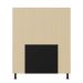 Cabeceira Malibu Para Cama Box Solteiro 90 cm Corino Bege - D'Rossi