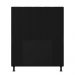 Cabeceira Malibu Para Cama Box Solteiro 90 cm Corino Preto - D'Rossi