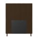 Cabeceira Malibu Para Cama Box Solteiro 90 cm Suede Marrom - D'Rossi