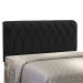 Cabeceira Miami Cama Box Solteiro 100 cm Suede Preto D'Rossi