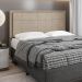 Cabeceira Onix Para Cama Box Casal 140 cm Suede - D'Rossi