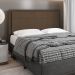 Cabeceira Onix Para Cama Box Queen 160 cm Suede Marrom - D'Rossi